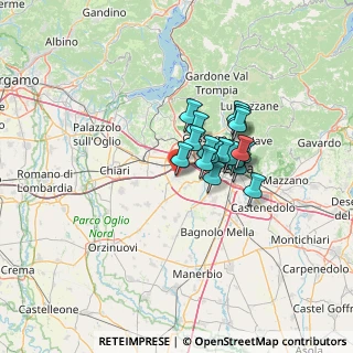 Mappa Via Mancapane, 25039 Travagliato BS, Italia (8.795)