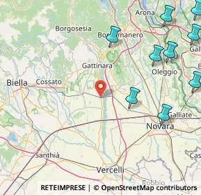 Mappa Via San Giacomo, 13030 Ghislarengo VC, Italia (25.88273)