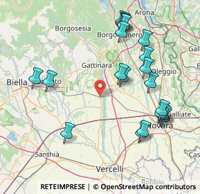 Mappa Via San Giacomo, 13030 Ghislarengo VC, Italia (17.523)