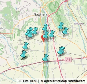 Mappa Via San Giacomo, 13030 Ghislarengo VC, Italia (6.174)