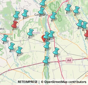 Mappa Via San Giacomo, 13030 Ghislarengo VC, Italia (9.8035)