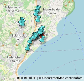 Mappa Via del Molino, 25080 Moniga del Garda BS, Italia (1.264)