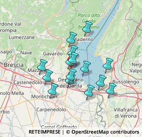 Mappa Via del Molino, 25080 Moniga del Garda BS, Italia (10.80067)