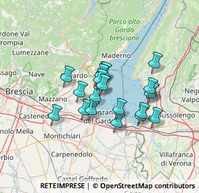 Mappa Via del Molino, 25080 Moniga del Garda BS, Italia (10.265)