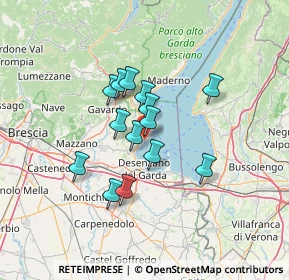 Mappa Via del Molino, 25080 Moniga del Garda BS, Italia (9.90714)