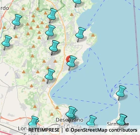 Mappa Via del Molino, 25080 Moniga del Garda BS, Italia (6.0175)