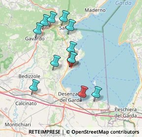 Mappa Via del Molino, 25080 Moniga del Garda BS, Italia (6.81083)