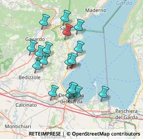 Mappa Via del Molino, 25080 Moniga del Garda BS, Italia (6.70667)
