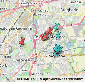 Mappa Viale Piemonte, 20096 Cologno Monzese MI, Italia (1.34091)