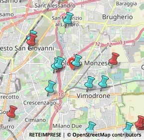 Mappa Viale Piemonte, 20096 Cologno Monzese MI, Italia (2.79294)