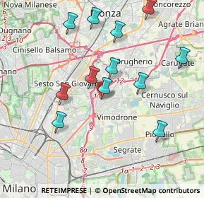 Mappa Viale Piemonte, 20096 Cologno Monzese MI, Italia (3.89)