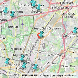 Mappa Via Eugenio Villoresi, 20099 Sesto San Giovanni MI, Italia (3.45455)