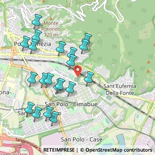 Mappa Via Iacopo Gussago, 25124 Brescia BS, Italia (1.085)