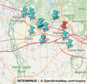 Mappa Via Sant'Anna, 25038 Rovato BS, Italia (6.98357)