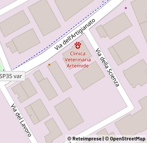 Mappa Via della scienza, 36050 Altavilla Vicentina VI, Italia (0.07692)