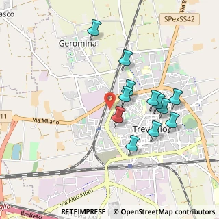 Mappa Via Benvenuto Cellini, 24047 Treviglio BG, Italia (0.86)