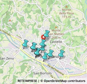 Mappa Via U. Foscolo, 36071 Arzignano VI, Italia (0.69417)
