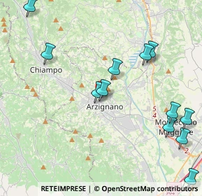 Mappa Via U. Foscolo, 36071 Arzignano VI, Italia (4.95583)