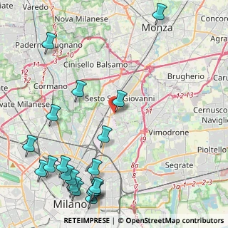 Mappa Via Guglielmo Oberdan, 20099 Sesto San Giovanni MI, Italia (6.0675)