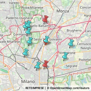 Mappa Via Guglielmo Oberdan, 20099 Sesto San Giovanni MI, Italia (3.99545)