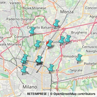 Mappa Via Guglielmo Oberdan, 20099 Sesto San Giovanni MI, Italia (3.81929)