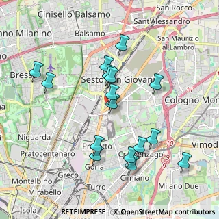 Mappa Via Guglielmo Oberdan, 20099 Sesto San Giovanni MI, Italia (1.91063)