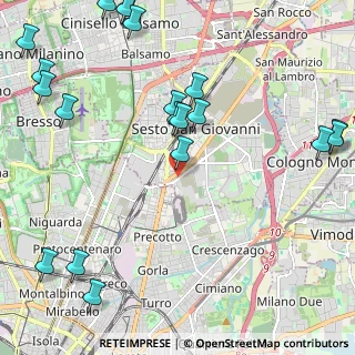 Mappa Via Guglielmo Oberdan, 20099 Sesto San Giovanni MI, Italia (2.985)