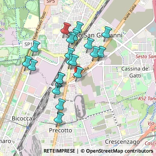 Mappa Via Guglielmo Oberdan, 20099 Sesto San Giovanni MI, Italia (0.8775)