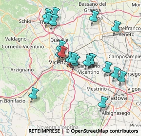 Mappa Via degli Avieri, 36040 Torri di Quartesolo VI, Italia (13.836)