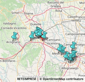 Mappa Via degli Avieri, 36040 Torri di Quartesolo VI, Italia (14.49188)