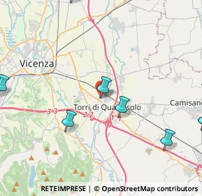 Mappa Via degli Avieri, 36040 Torri di Quartesolo VI, Italia (6.46636)