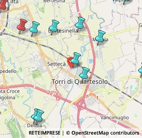 Mappa Via degli Avieri, 36040 Torri di Quartesolo VI, Italia (2.80917)