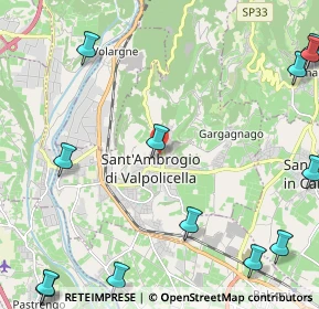 Mappa Via Camillo Cavour, 37015 Sant'Ambrogio di Valpolicella VR, Italia (3.41429)