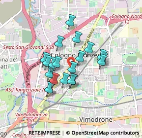 Mappa Via Montello, 20093 Cologno Monzese MI, Italia (0.662)