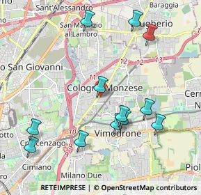 Mappa Via Montello, 20093 Cologno Monzese MI, Italia (2.175)