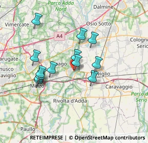 Mappa Piazza del Popolo, 20062 Cassano d'Adda MI, Italia (6.23154)