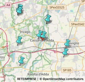 Mappa Via Muzza, 20062 Cassano d'Adda MI, Italia (4.47083)