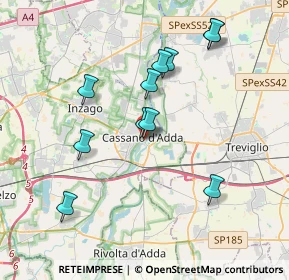 Mappa Via Muzza, 20062 Cassano d'Adda MI, Italia (3.58636)