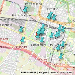 Mappa Via Rodi, 25124 Brescia BS, Italia (0.949)