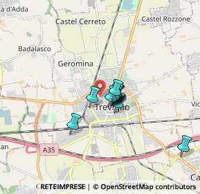 Mappa Via S. Carlo Borromeo, 24047 Treviglio BG, Italia (1.01455)