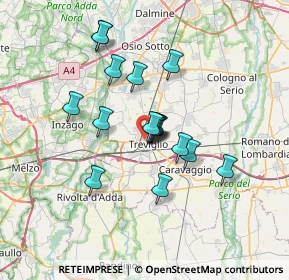 Mappa Via S. Carlo Borromeo, 24047 Treviglio BG, Italia (5.41529)