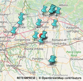 Mappa Via S. Carlo Borromeo, 24047 Treviglio BG, Italia (14.746)