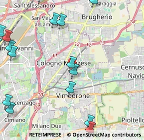 Mappa Via Antonio Meucci, 20093 Cologno Monzese MI, Italia (3.06688)