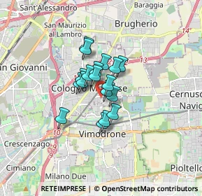Mappa Via Antonio Meucci, 20093 Cologno Monzese MI, Italia (0.95944)