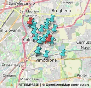 Mappa Via Antonio Meucci, 20093 Cologno Monzese MI, Italia (1.1705)