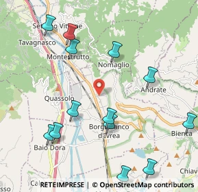Mappa Via S. Germano, 10013 Borgofranco d'Ivrea TO, Italia (2.42846)