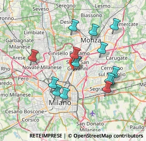 Mappa Via San Marco, 20099 Sesto San Giovanni MI, Italia (7.05786)