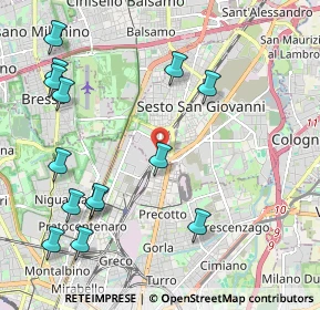 Mappa Via San Marco, 20099 Sesto San Giovanni MI, Italia (2.53571)