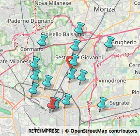 Mappa Via San Marco, 20099 Sesto San Giovanni MI, Italia (3.756)