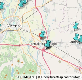 Mappa Via degli Artiglieri, 36040 Torri di Quartesolo VI, Italia (5.515)